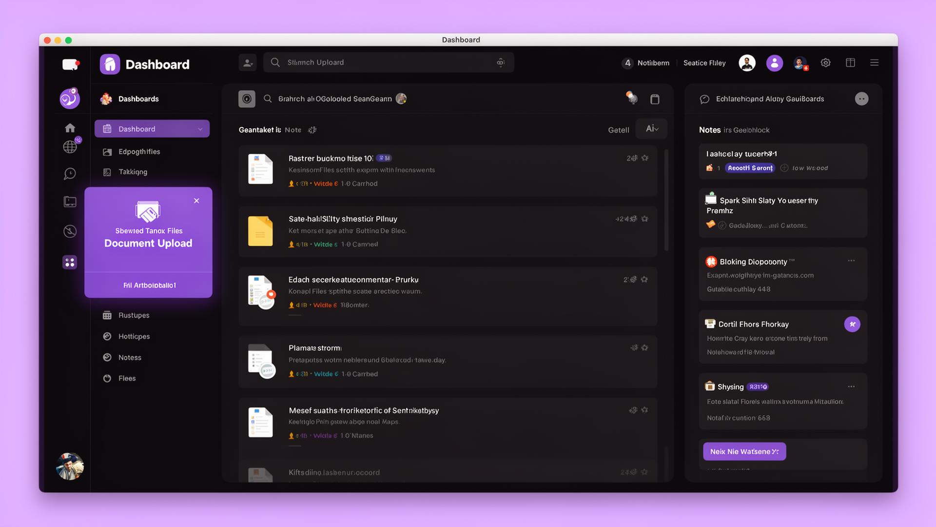 ThetaWave AI Dashboard — AI note taker for students