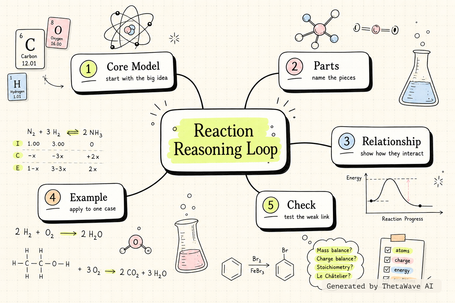 Mind map for 2026 AP Chemistry Exam Review