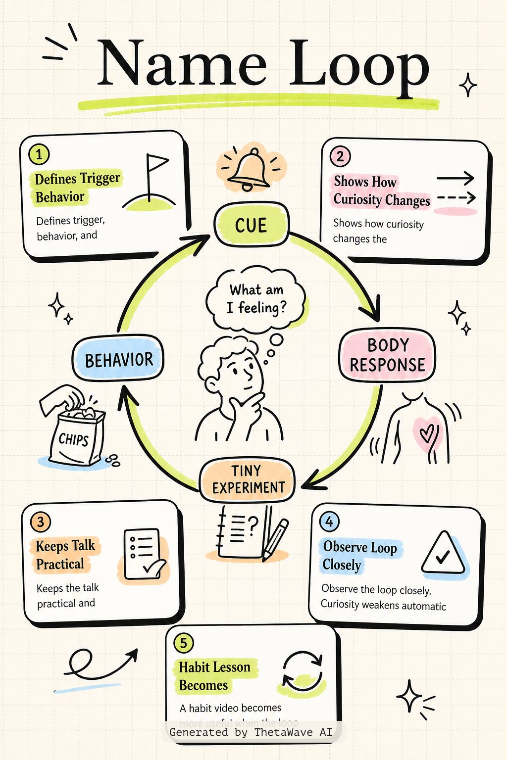Infographic for A Simple Way to Break a Bad Habit | Judson Brewer | TED