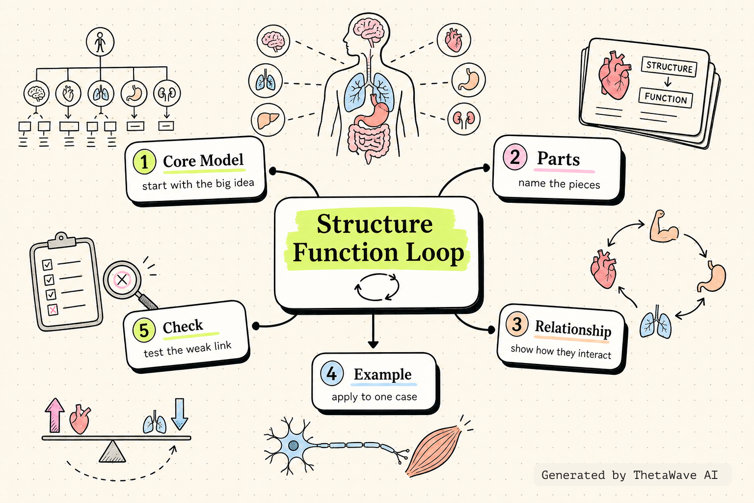 Mind map for Anatomy & Physiology 1: ENTIRE Course Explained in One Video