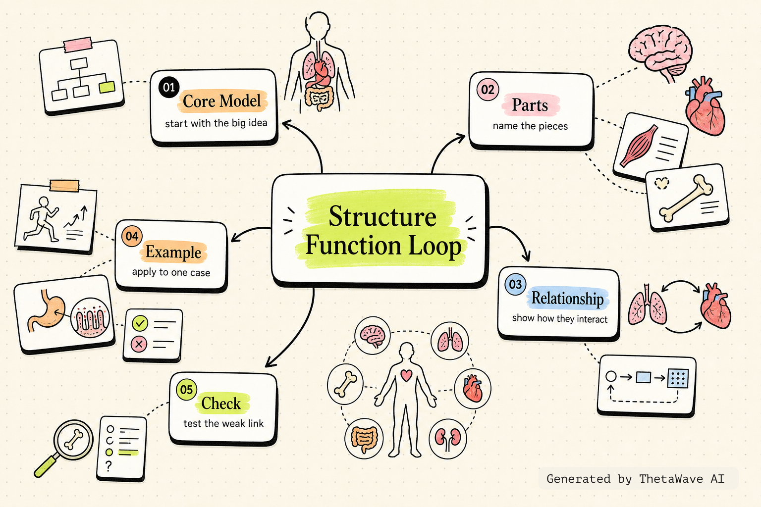 Mind map for Anatomy and Physiology 101: The ULTIMATE Overview