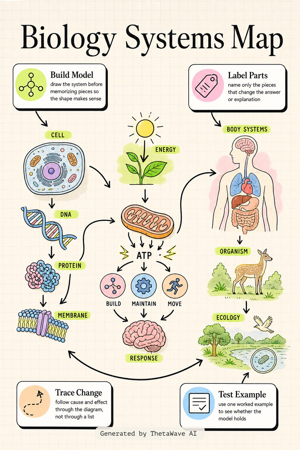 Infographic for AP Bio Speed Review - ALL 8 Units