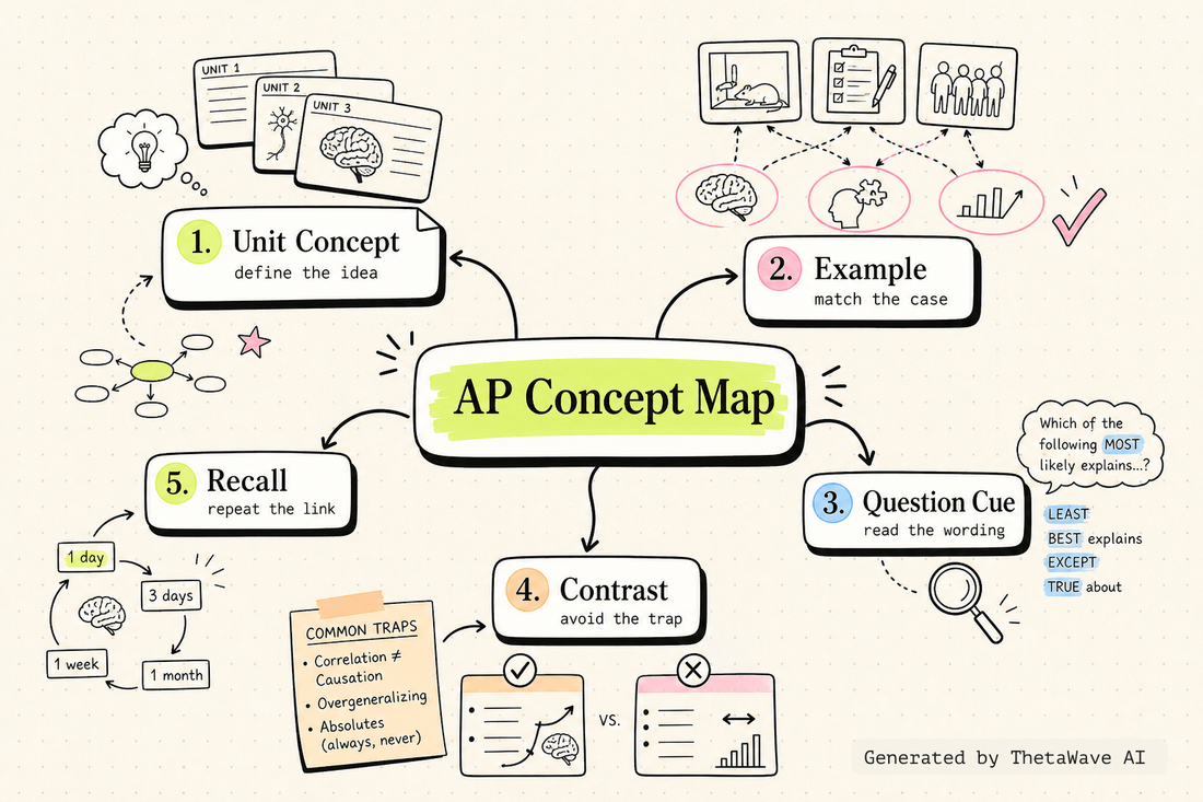 Mind map for AP Psychology Full Course Review (4-Hour Study Session) - Mr Carter's Guide