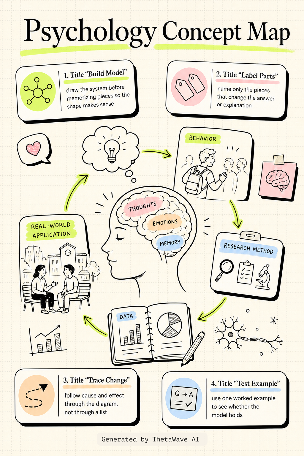 Infographic for AP Psychology FULL Course Review