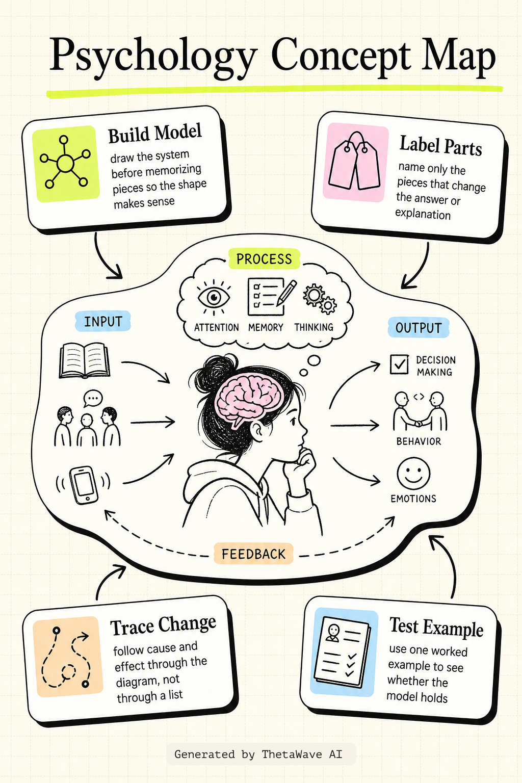 Infographic for AP Psychology Unit 1 Review