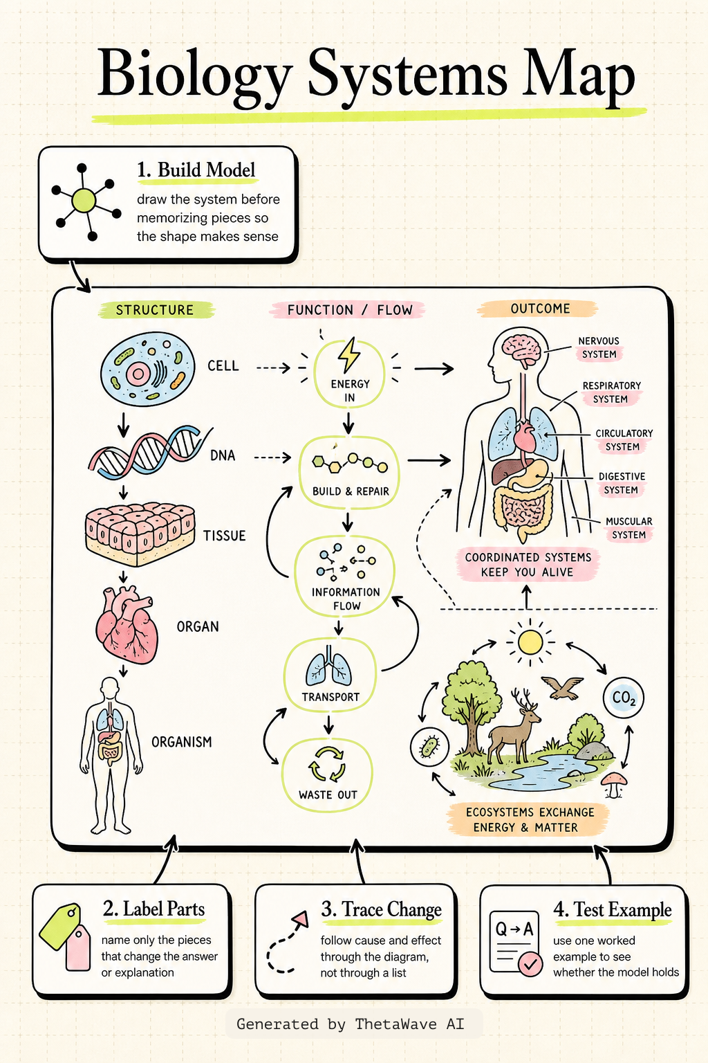 Infographic for BIOLOGY explained in 17 Minutes
