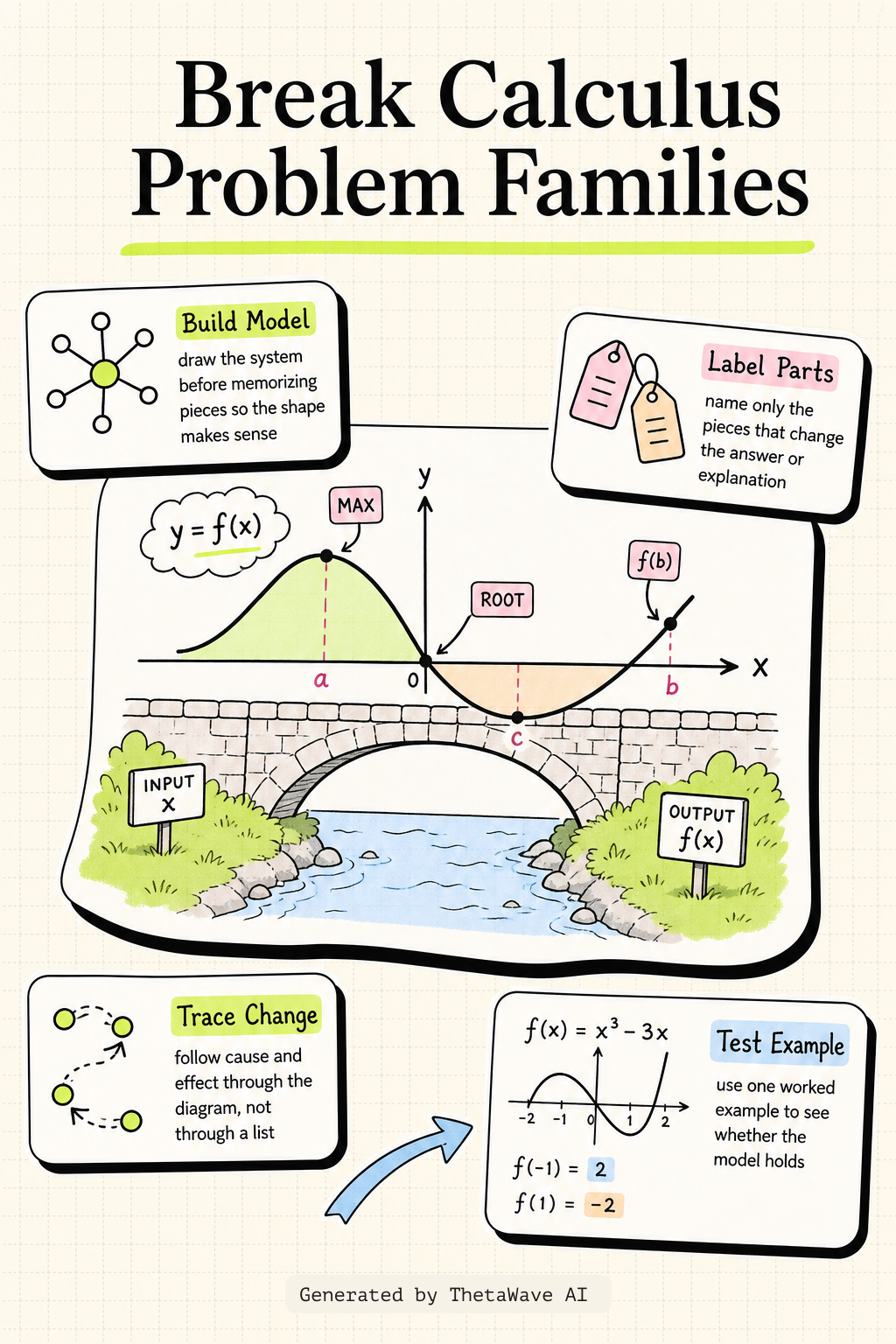 Infographic for Calculus 1 - Full College Course