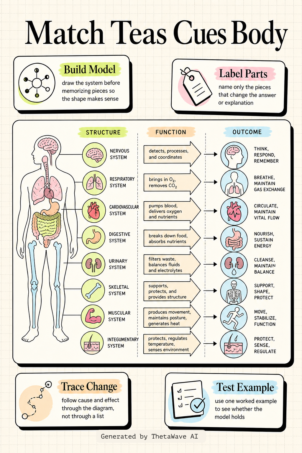 Infographic for Comprehensive 2026 ATI TEAS 7 Anatomy & Physiology Study Guide