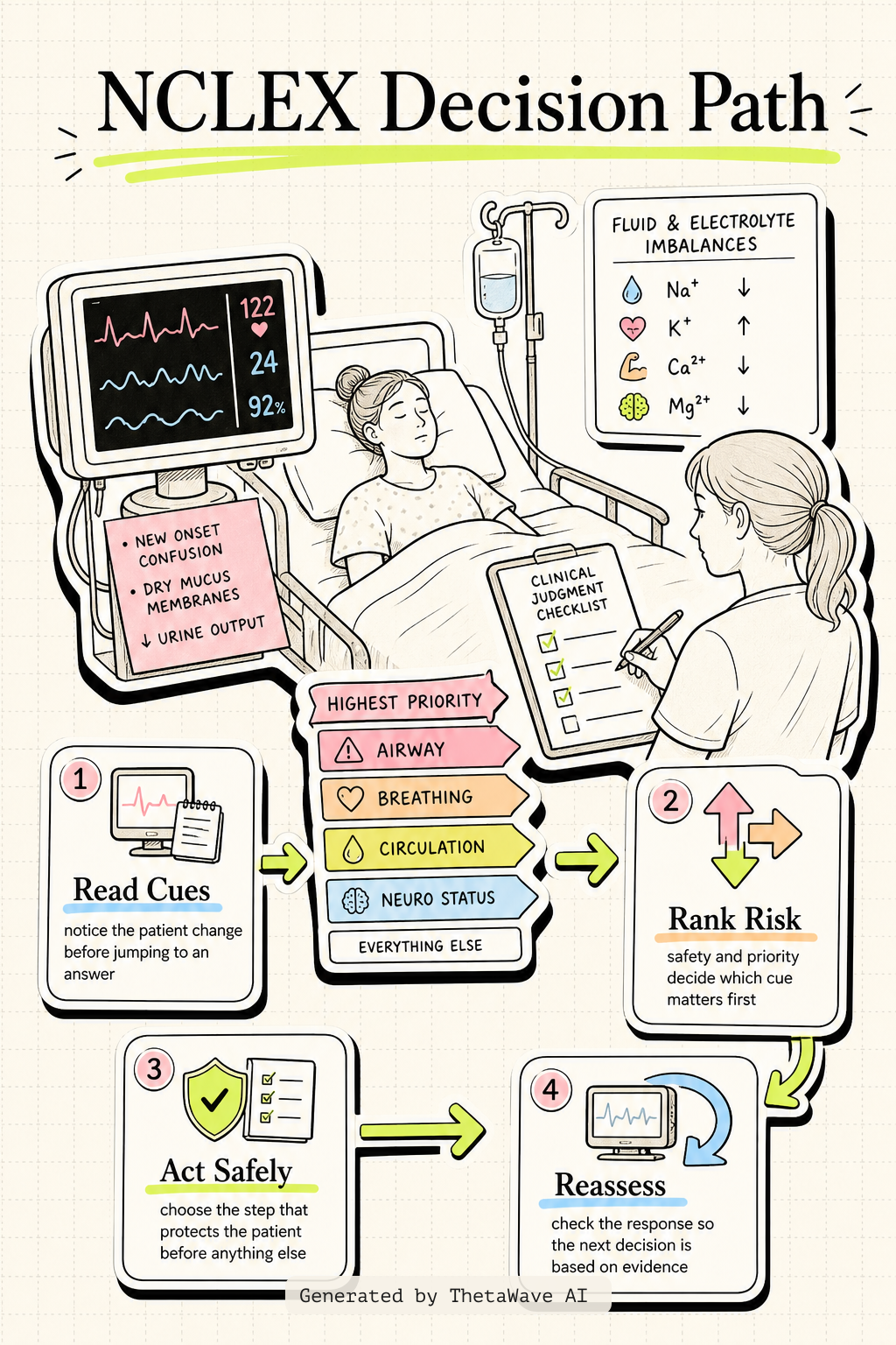 Infographic for Fluid and Electrolytes Imbalances for Nursing Students