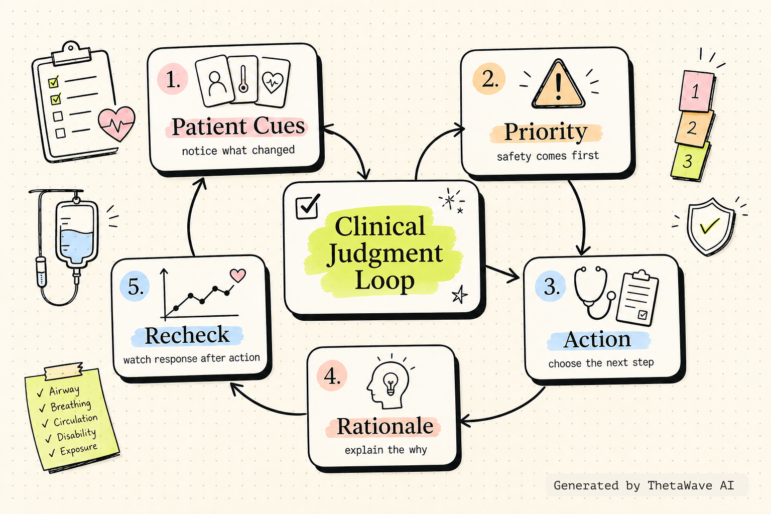 Mind map for Fluid and Electrolytes Imbalances for Nursing Students