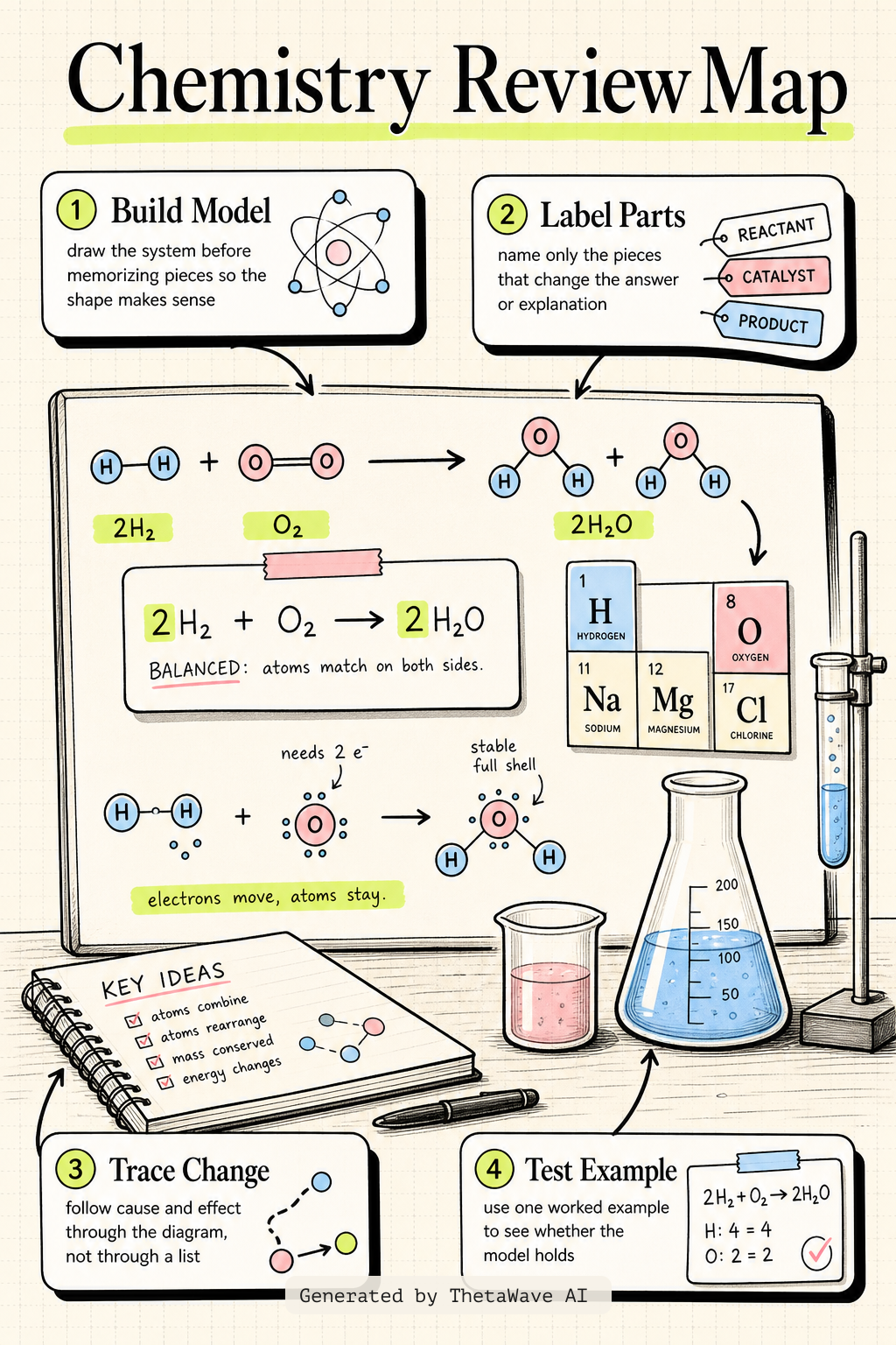 Infographic for GENERAL CHEMISTRY explained in 19 Minutes