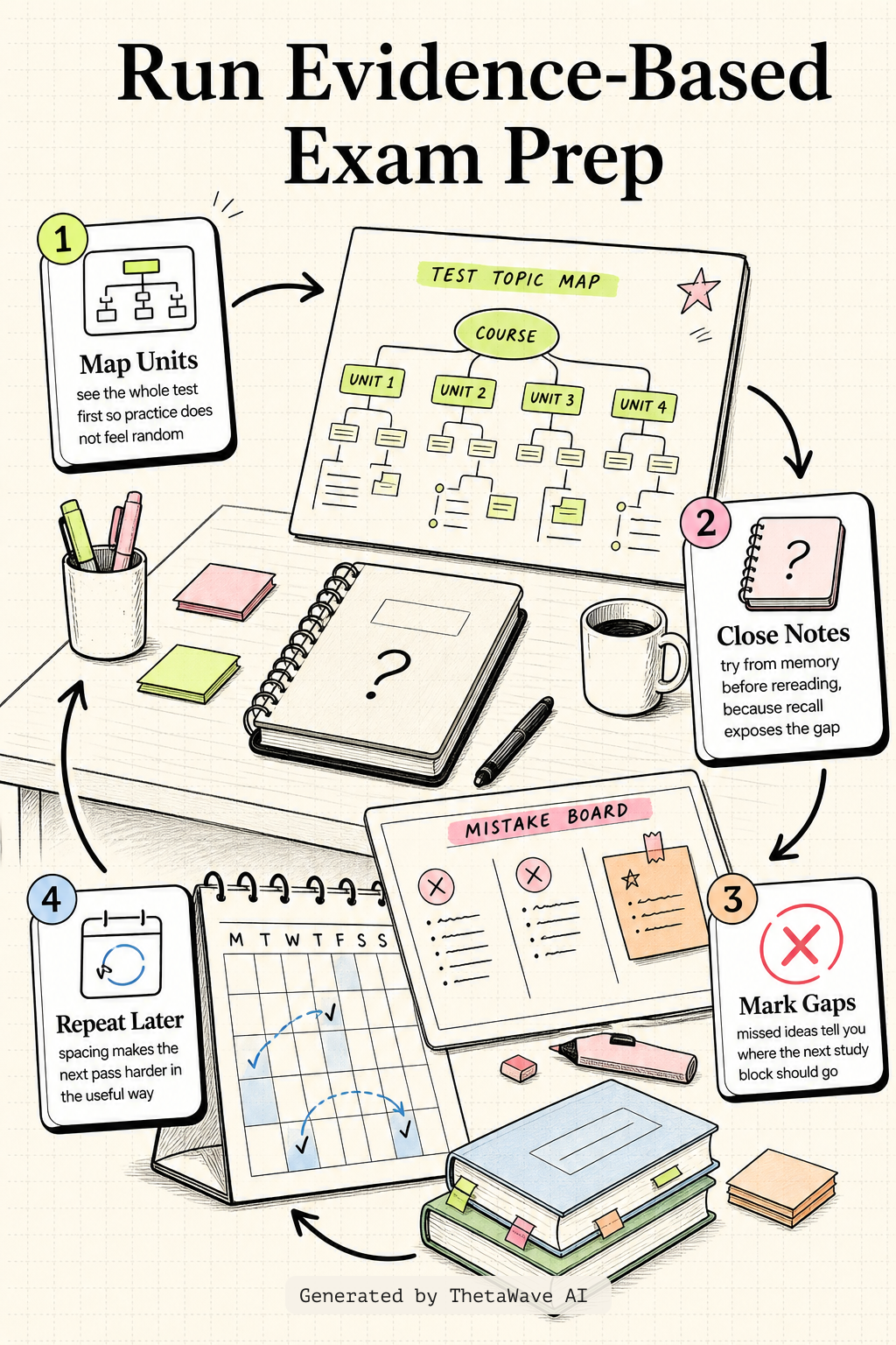 Infographic for How to Study for Exams - An Evidence-Based Masterclass