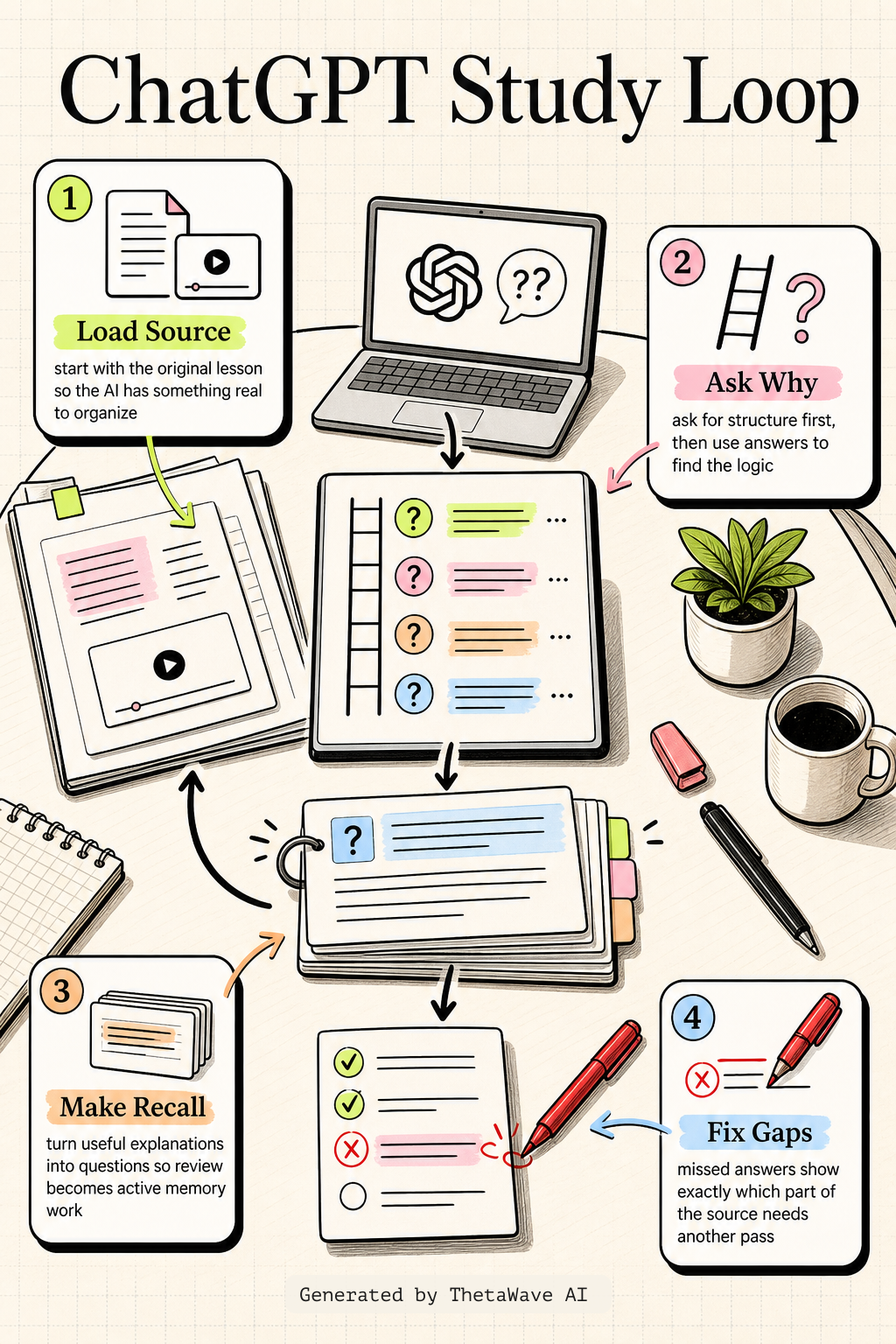 Infographic for I Used ChatGPT for 7 Days to Study – It Actually Worked!
