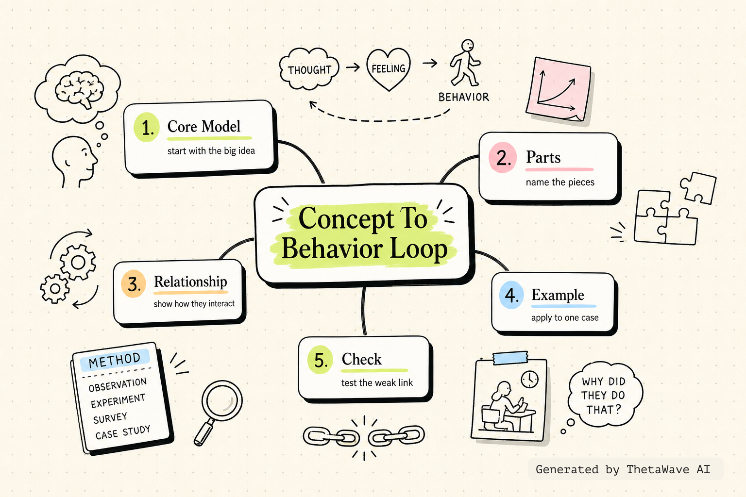 Mind map for Intro to Psychology: Crash Course Psychology #1