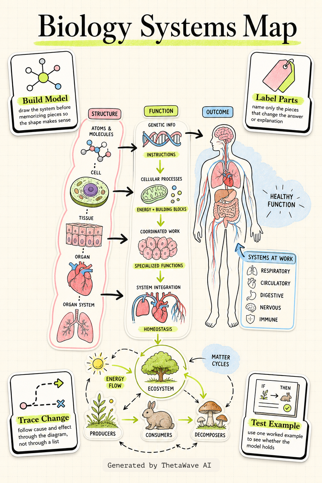 Infographic for Last Minute Biology EOC Cram Session