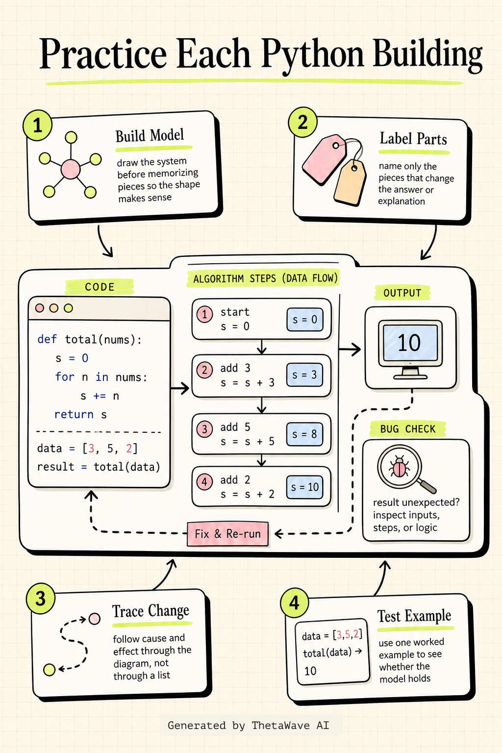 Infographic for Learn Python - Full Course for Beginners [Tutorial]