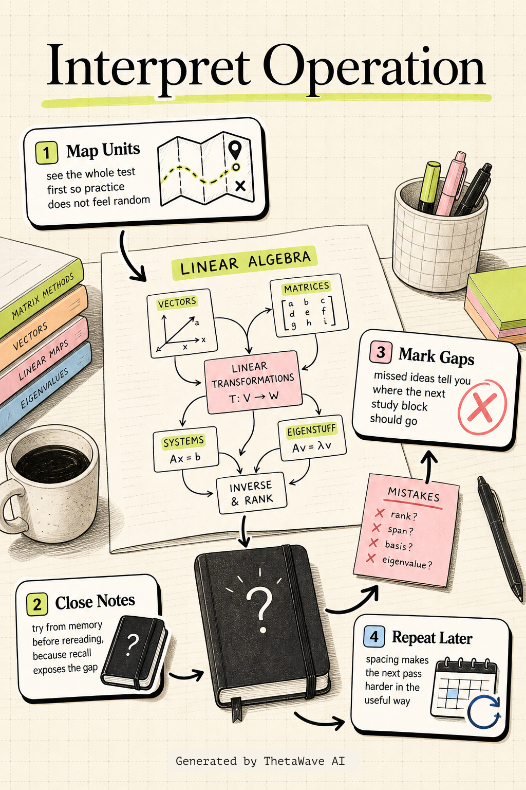 Infographic for Linear Algebra - Full College Course