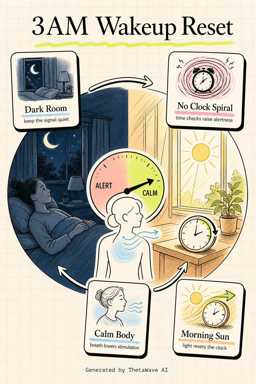 Infographic for Sleep Doctor: If You Wake Up At 3AM, DO NOT Do This!