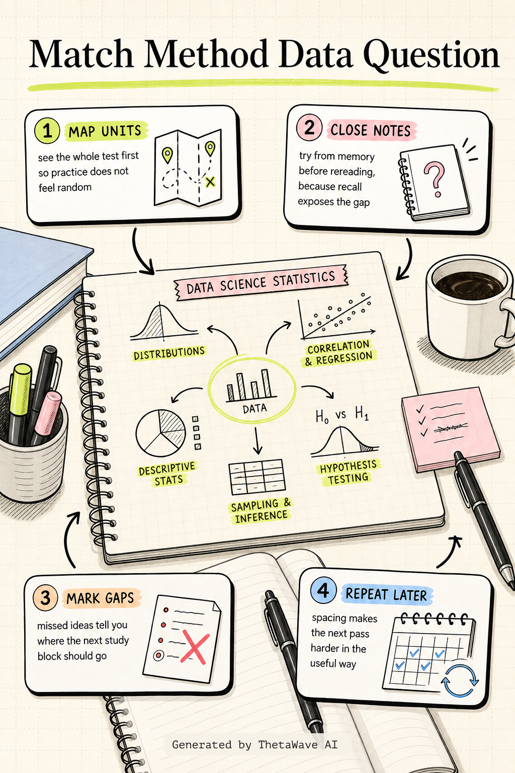 Infographic for Statistics - A Full University Course on Data Science Basics
