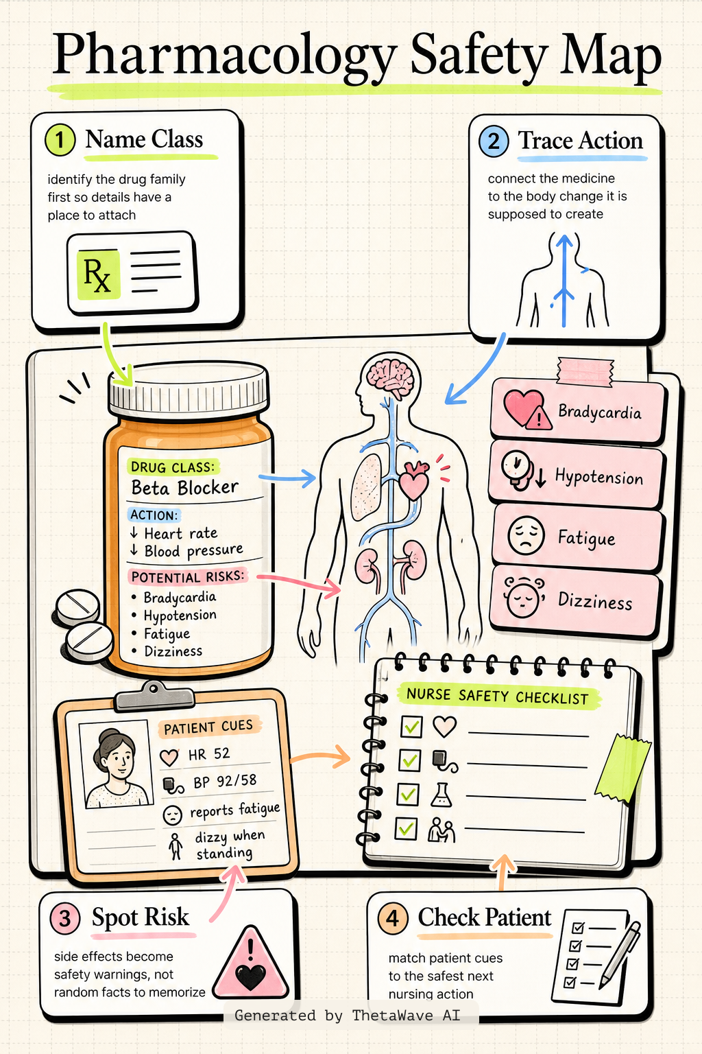 Infographic for Top NCLEX & Nursing Medications to Know for EXAMS