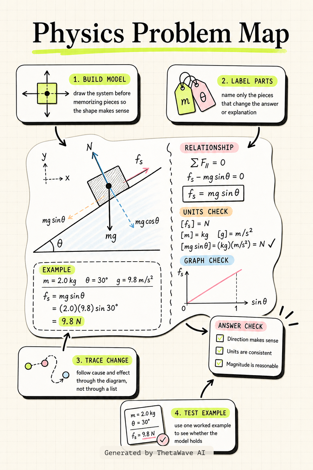 Infographic for Ultimate AP Physics 1 Review