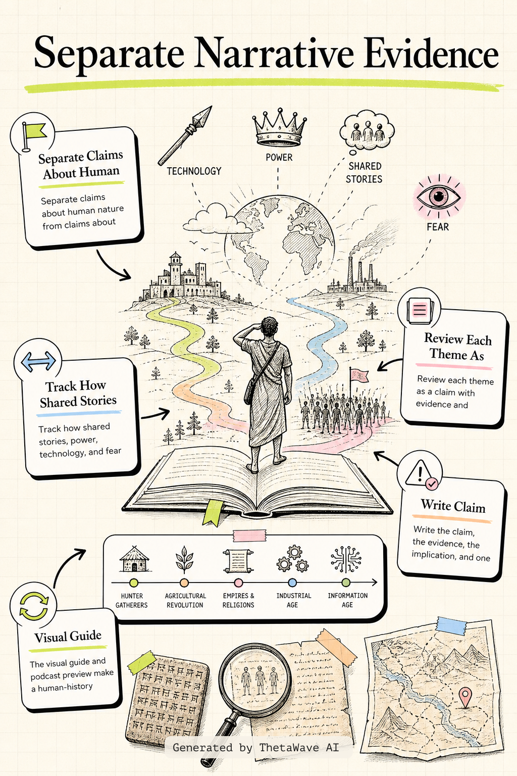 Infographic for Yuval Noah Harari: Human Nature, Intelligence, Power, and Conspiracies | Lex Fridman Podcast #390